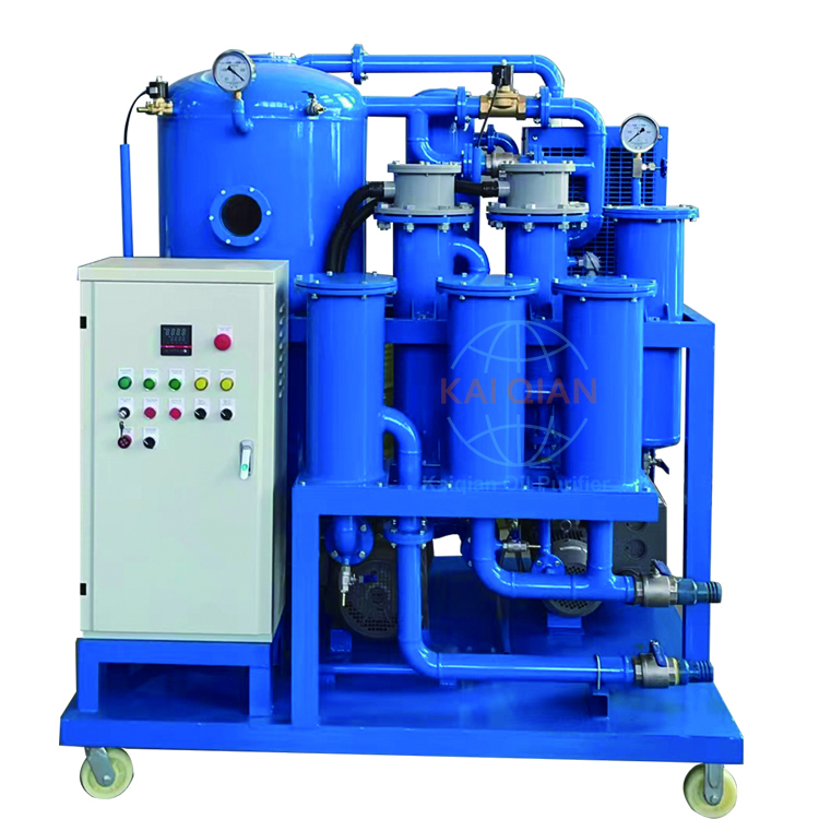 某某電廠雙級真空濾油機(jī)試機(jī)運(yùn)行現(xiàn)場！
